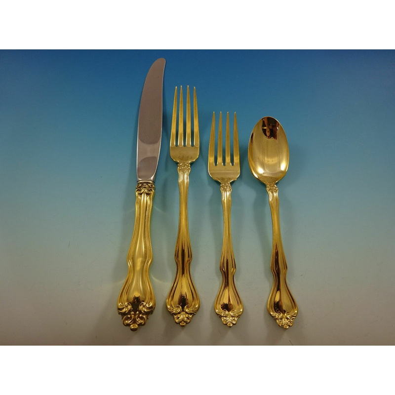 George and Martha Vermeil by Westmorland Sterling Regular Place Setting(s) 4pc
