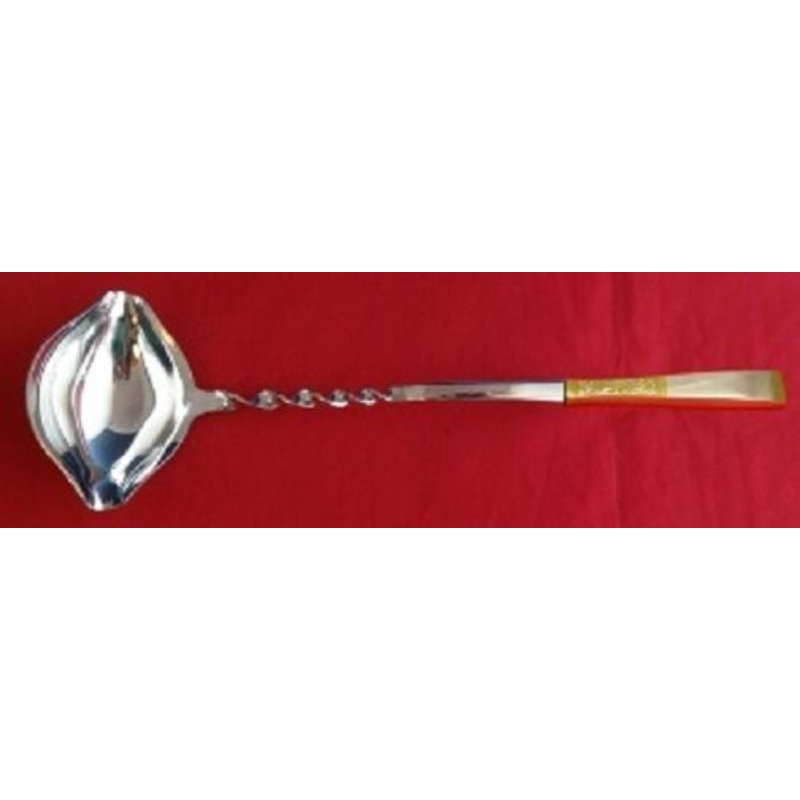 Golden Scroll By Gorham Sterling Punch Ladle w/ Twist Handle 13 3/4" Custom