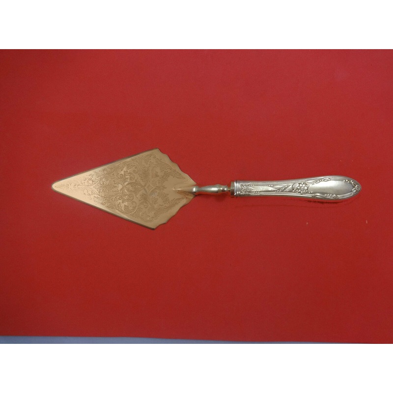 Hampton Court by Reed & Barton Sterling Pastry Server Fancy Vermeil Custom