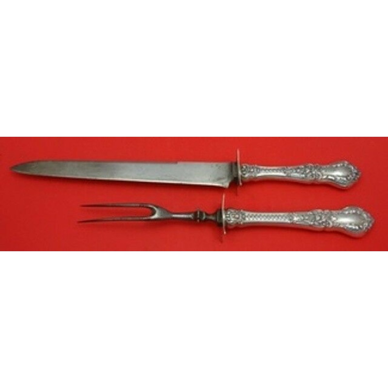 Henry II by Gorham Sterling Roast Carving Set 2pc (14 3/4" Knife & 11" Fork)
