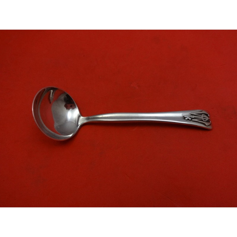Lap Over Edge Plain by Tiffany & Co. Sterling Mayonnaise Ladle Applied W & Mono
