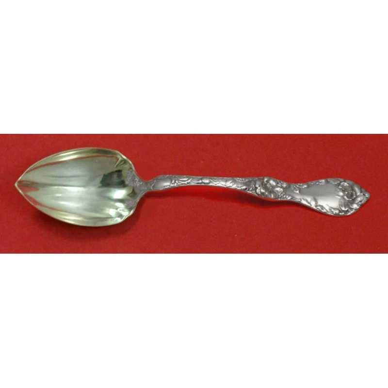 Les Cinq Fleurs by Reed and Barton Sterling Grapefruit Spoon Fluted Custom