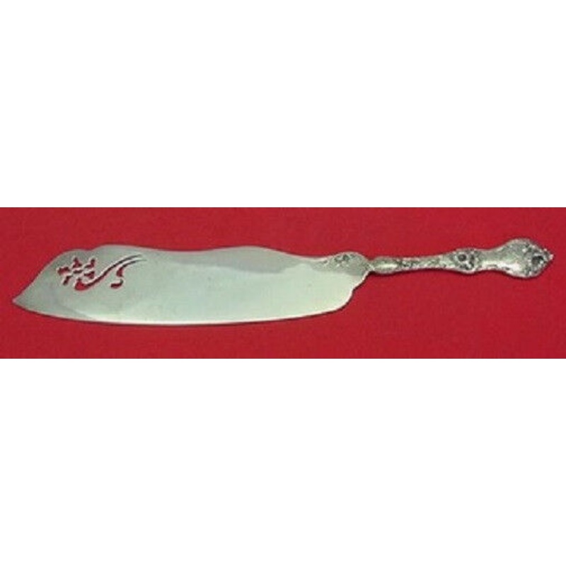 Les Cinq Fleurs by Reed & Barton Sterling Ice Cream Slice FHAS Pierced 10 3/4"