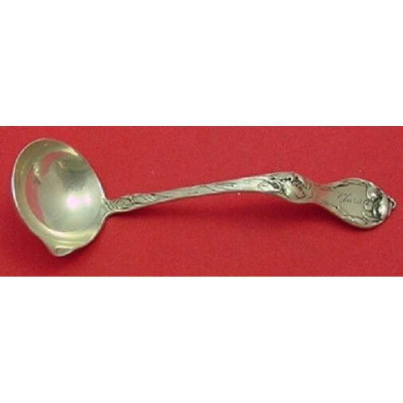 Les Cinq Fleurs by Reed & Barton Sterling Mayonnaise Ladle w/Spout 5 1/4"