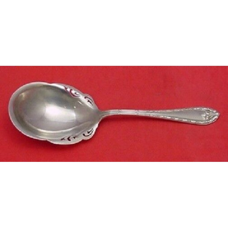 Marie Antoinette By Dominick and Haff Sterling Berry Spoon Large Pierced 9 1/4"
