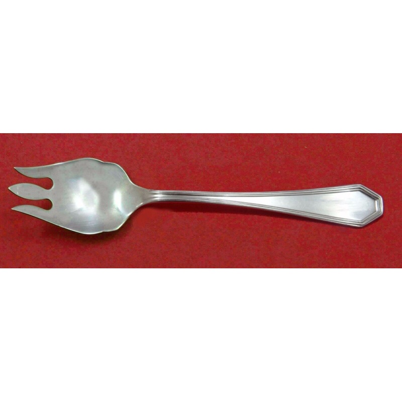 Queen Anne Plain by Dominick and Haff Sterling Cake Ice Cream Spork Custom 5 3/4
