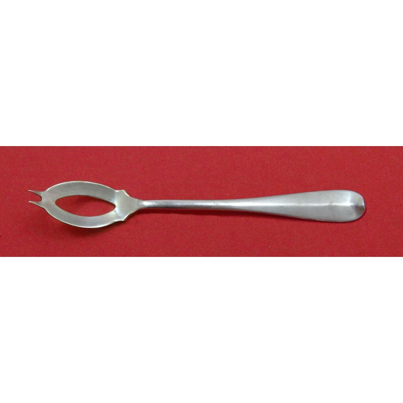 Queen Anne Williamsburg By Stieff Sterling Olive Spoon Ideal 5 1/4" Custom