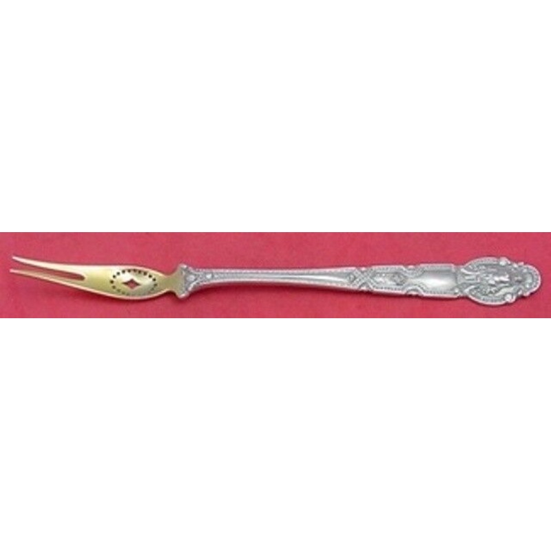 Renaissance by Tiffany & Co. Sterling Olive Fork Pcd 2-Tine GW Figural 7 1/4"