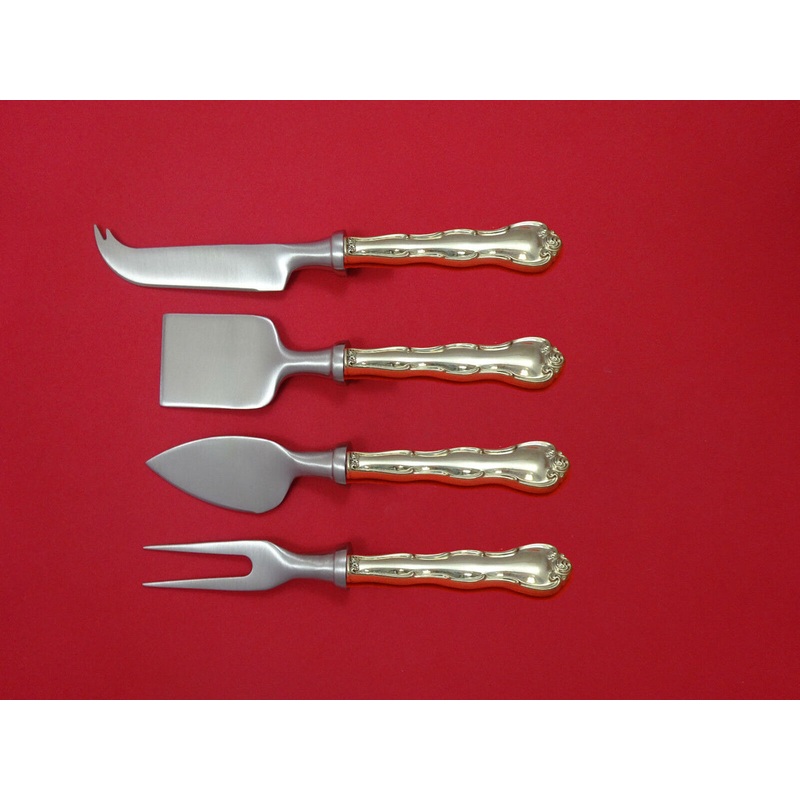 Rondo by Gorham Sterling Cheese Serving Set 4 Piece HHWS  Custom