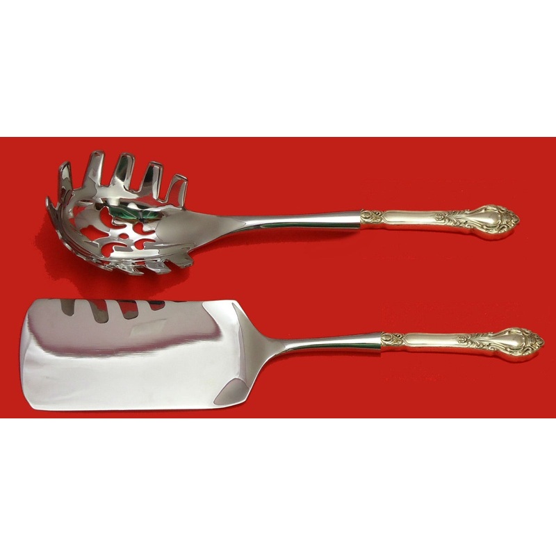 Royal Dynasty by Kirk-Stieff Sterling Italian Pasta Server Set 2pc HHWS  Custom
