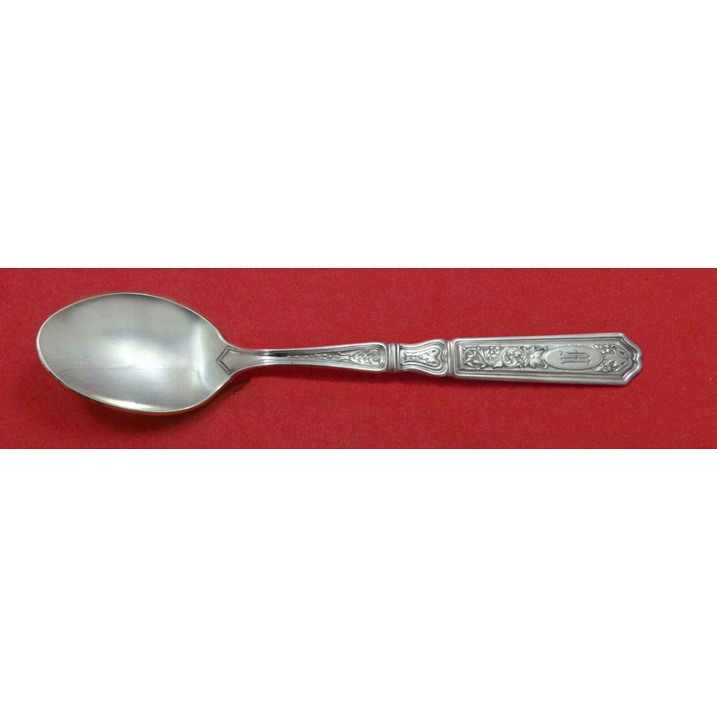 Saint Dunstan Chased By Gorham Sterling Infant Feeding Spoon 5 3/4" Custom