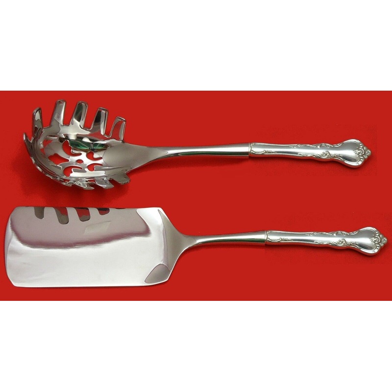 Savannah by Reed & Barton Sterling Italian Pasta Server Set 2pc HHWS  Custom