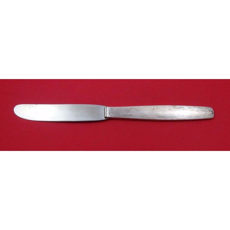 Swedish Modern by Allan Adler Sterling Dinner Knife FH Lightly Hammered No Lines