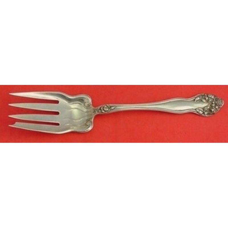 Wedding Rose by Watson Sterling Cold Meat Fork 8 7/8"