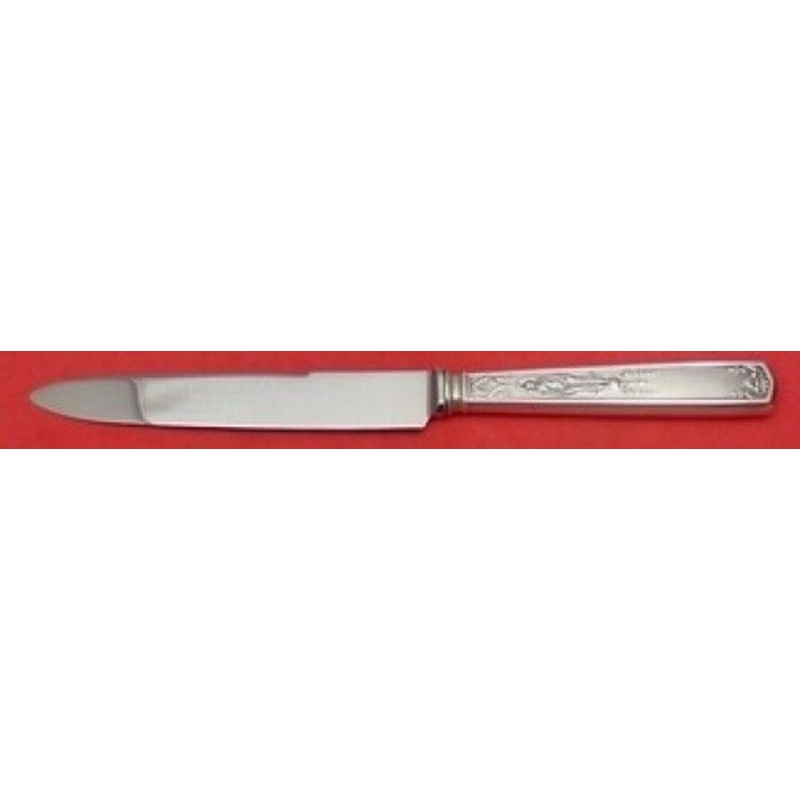 Empire - Fan, Man On Back by Tetard Freres Sterling Dinner Knife 9 7/8" France