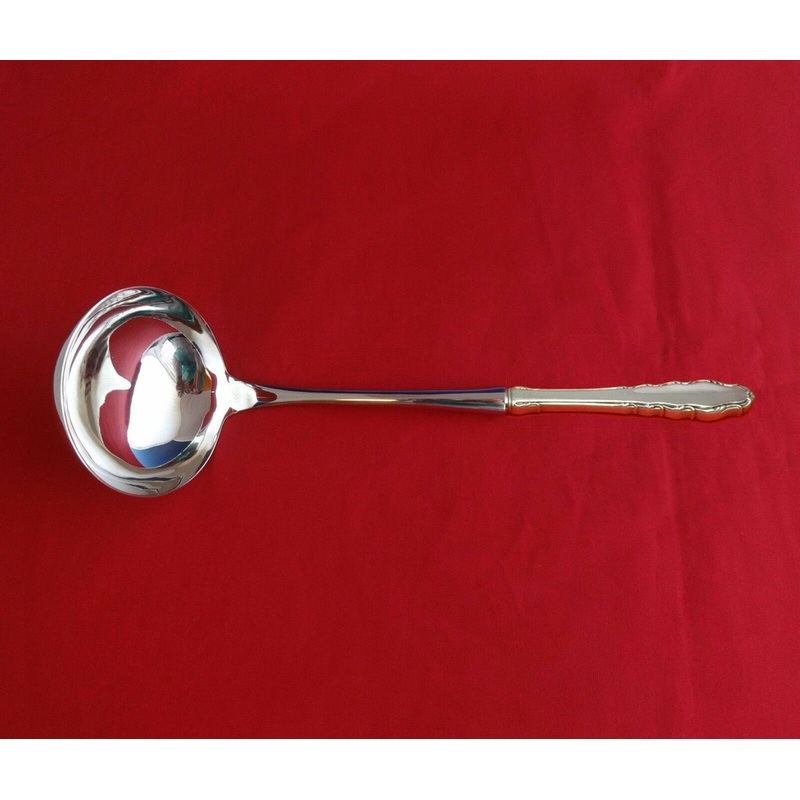 ENGLISH PROVINCIAL BY REED & BARTON STERLING SOUP LADLE HHWS CUSTOM MADE 10 1/2"