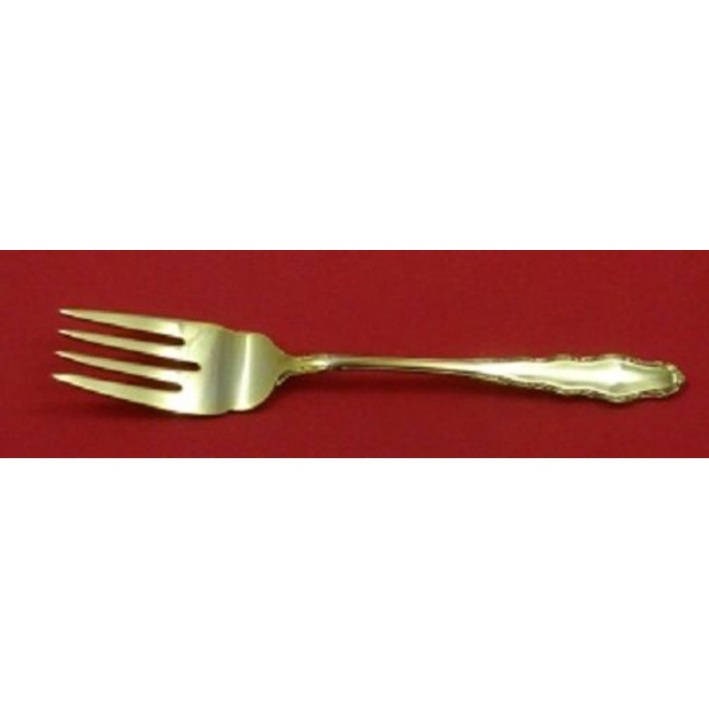 English Provincial Vermeil by Reed and Barton Sterling Salad Fork 6 3/4"