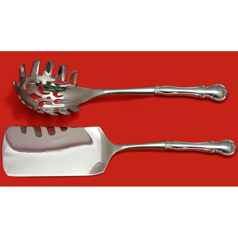 French Provincial by Towle Sterling Italian Pasta Server Set 2pc HHWS  Custom