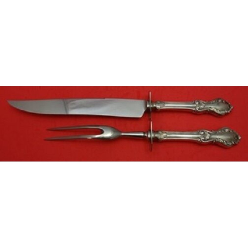 Georgian Shell by Frank Whiting / Concrord Sterling Roast Carving Set 2-Piece