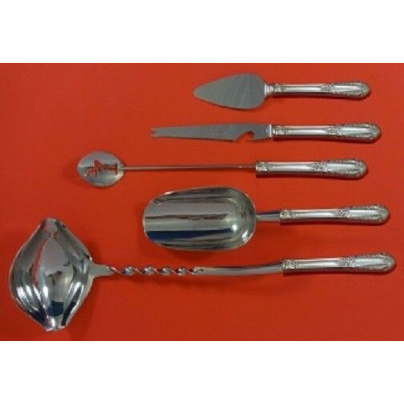 Inaugural By State House Sterling Cocktail Party Serving Set HHWS 5pc Custom