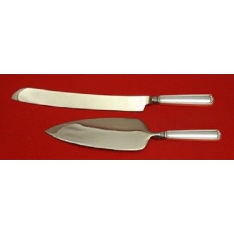 Marie Louise By Blackinton / Towle Sterling Wedding Cake Knife Set 2pc Custom