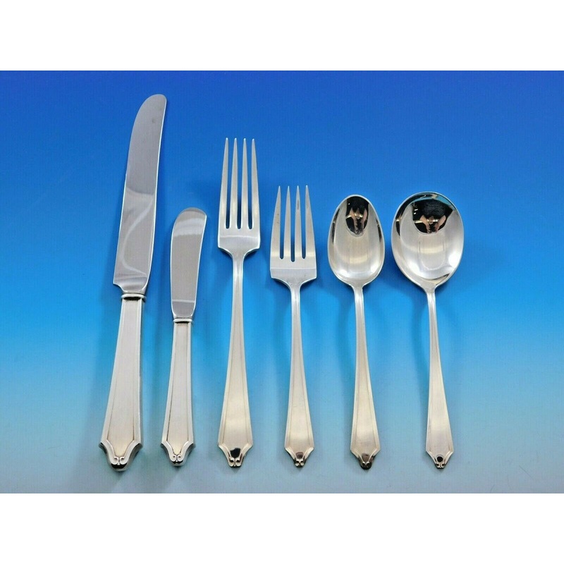 Minuet by International Sterling Flatware Service For 8 Set 52 pieces