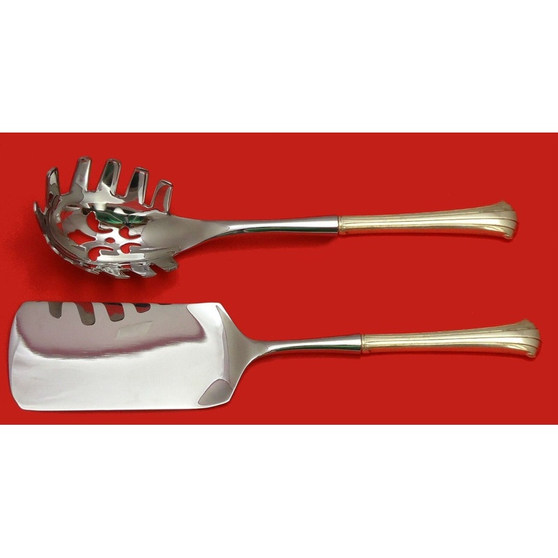 Newport Scroll by Gorham Sterling Italian Pasta Server Set 2pc HHWS Custom