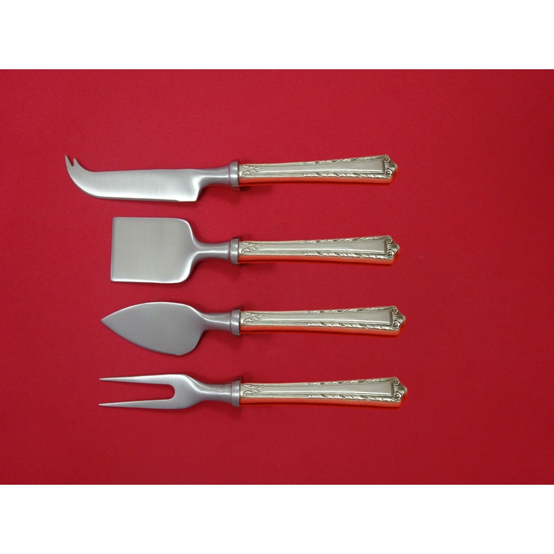 Processional by International Sterling Cheese Serving Set 4 Piece HHWS  Custom
