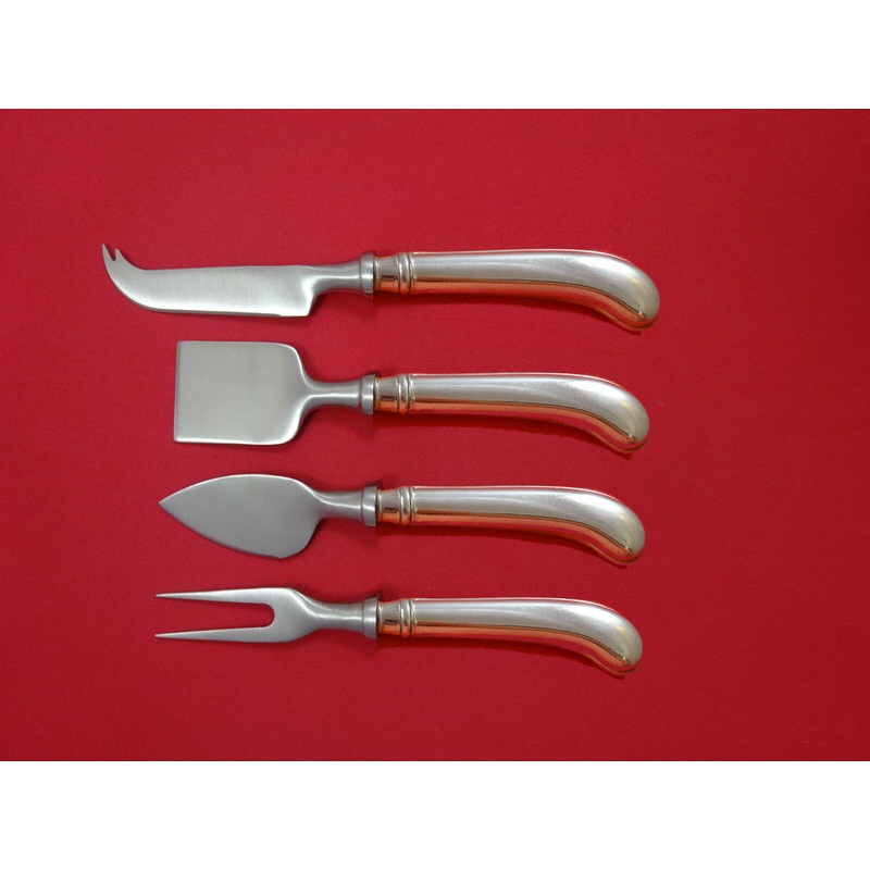 Rattail Antique by R&B / D &H Sterling Cheese Serving Set 4pc HHWS  Custom