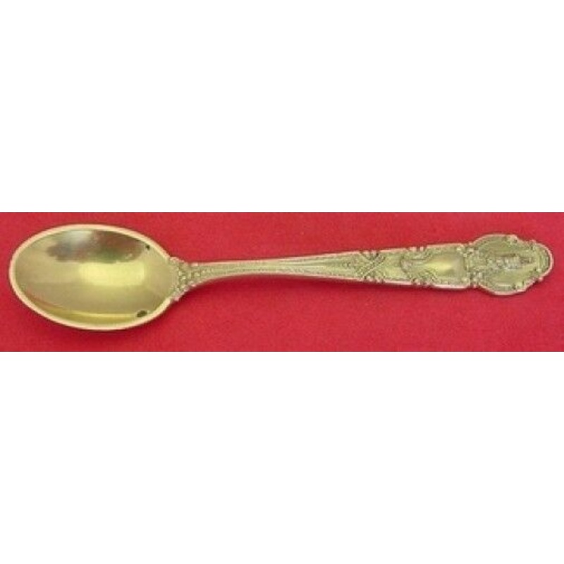 Renaissance by Tiffany & Co. Sterling Demitasse Spoon Vermeil Figural 4 1/8"