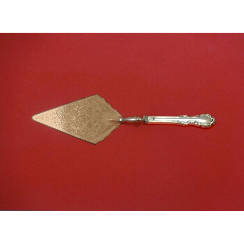 Southern Colonial by International Sterling Pastry Server Fancy Vermeil Custom