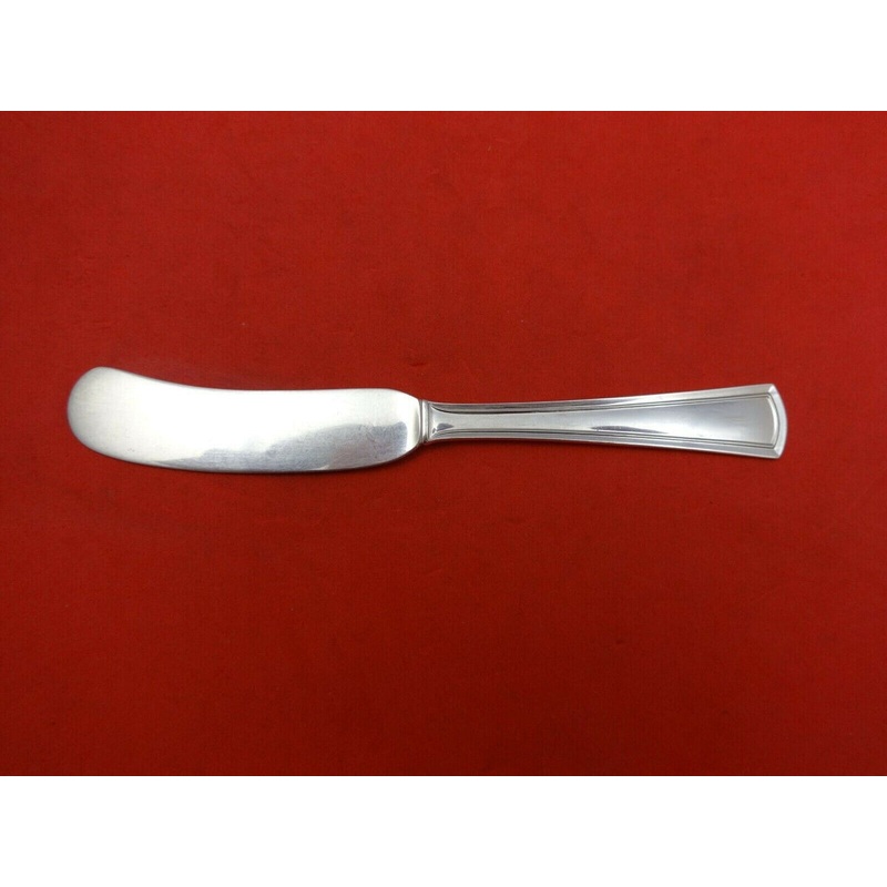 Virginia by Dominick and Haff Sterling Butter Spreader Flat Handle Wide 5 1/2"