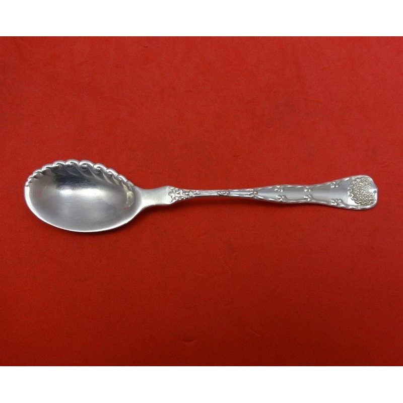 Wave Edge by Tiffany and Co Sterling Sherbet Spoon Ruffled 5 1/4" Heirloom