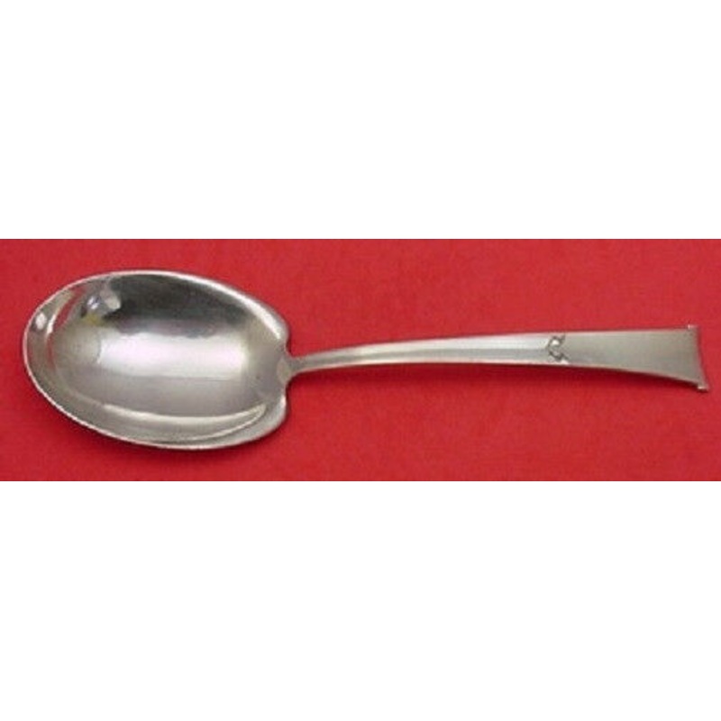 Linenfold by Tiffany & Co. Berry Spoon Rare Tiffany Steel Sample One of A Kind