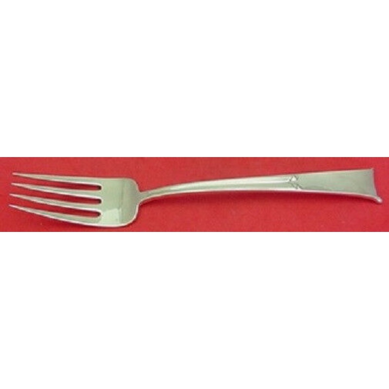 Linenfold by Tiffany & Co. Cold Meat Fork Rare Tiffany Steel Sample 8 3/4"