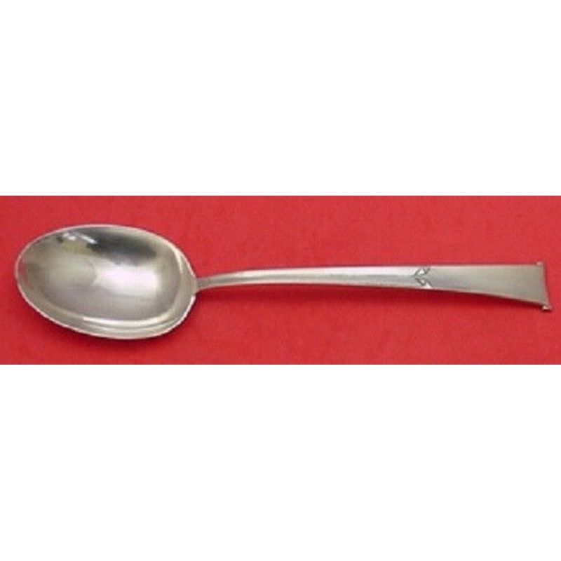 Linenfold by Tiffany & Co. Vegetable Serving Spoon Rare Tiffany Steel Sample