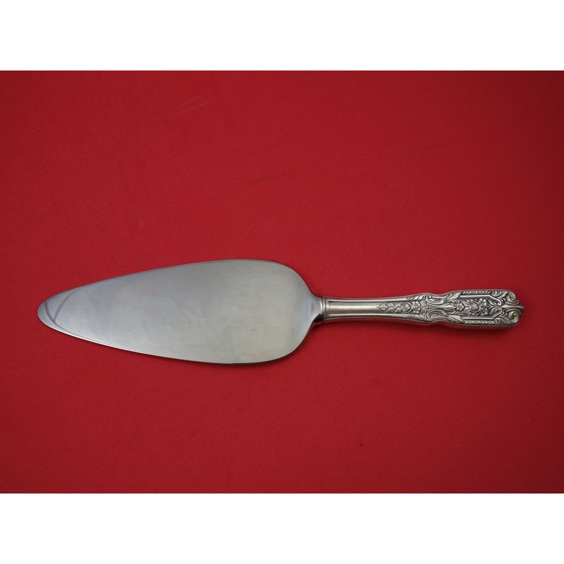 Milburn Rose by Westmorland Sterling Cake Server HH w/Stainless Original 10 1/2"