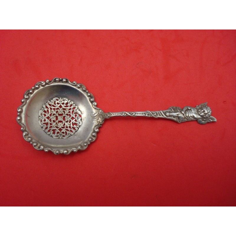 Pattern Unknown by Watson Sterling Nut Spoon Cupid Figural Light GW Pcd 5 3/4"