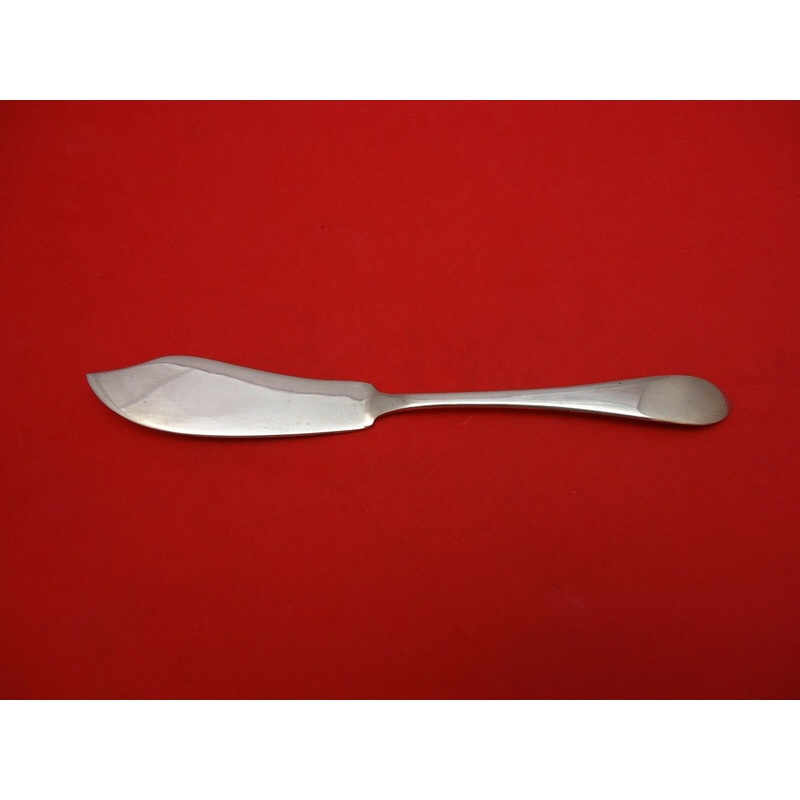 Pointed Antique by Reed Barton Dominick Haff Sterling Master Butter FH 7 5/8"