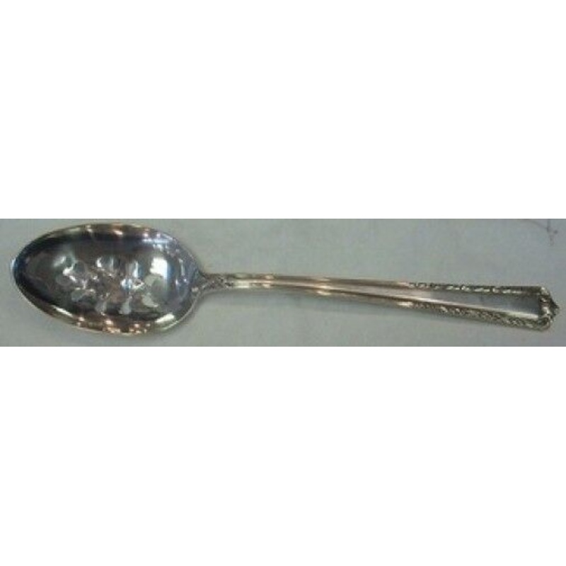 Proceessional by International Sterling Pierced Serving Spoon Original 8 1/2"