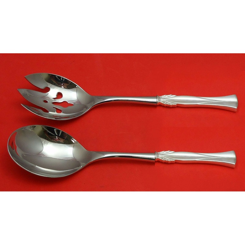 Queen Christina aka Wings by Frigast Sterling Salad Serving Set 2pc HHWS  Custom