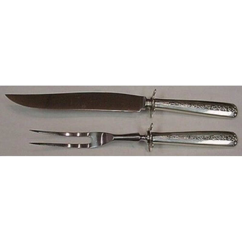 Rambler Rose by Towle Sterling Steak Carving Set HH WS 2-Piece 9 3/4" Serving