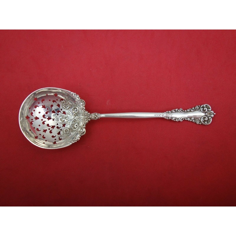 Revere by International Sterling Sugar Sifter Fancy Pierced 6 1/4" Antique