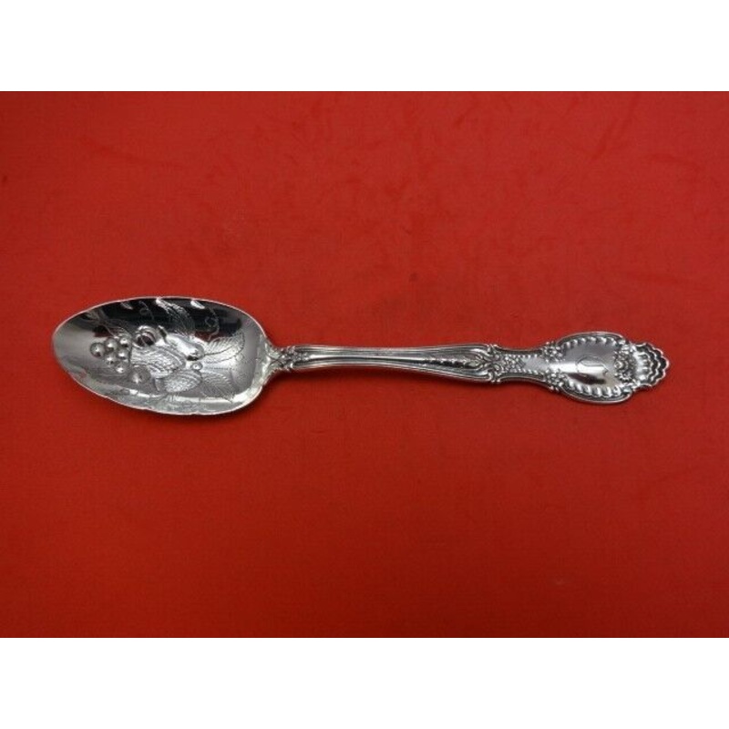 Richelieu by Tiffany & Co. Sterling Berry Spoon Embossed with Fruit 8 1/2"