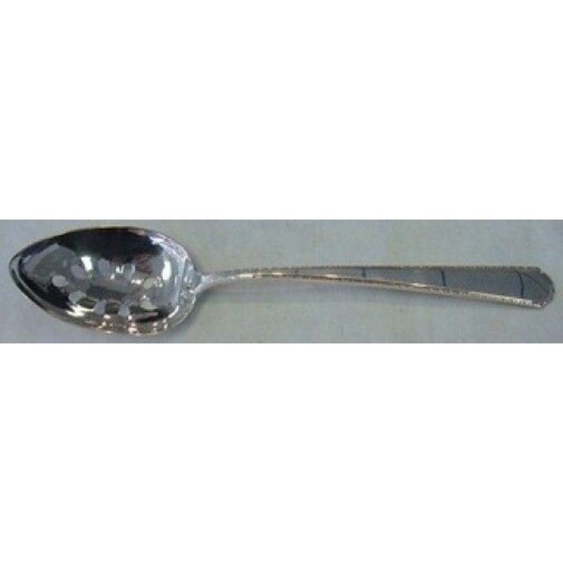 Virginia Sterling by Weidlich Sterling Serving Spoon Pierced 9-Hole 8 1/4" Orig
