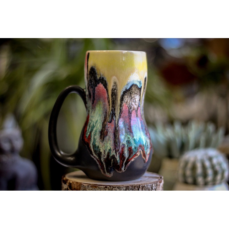 05-A PROTOTYPE Gourd Mug - TOP SHELF, 18 oz.