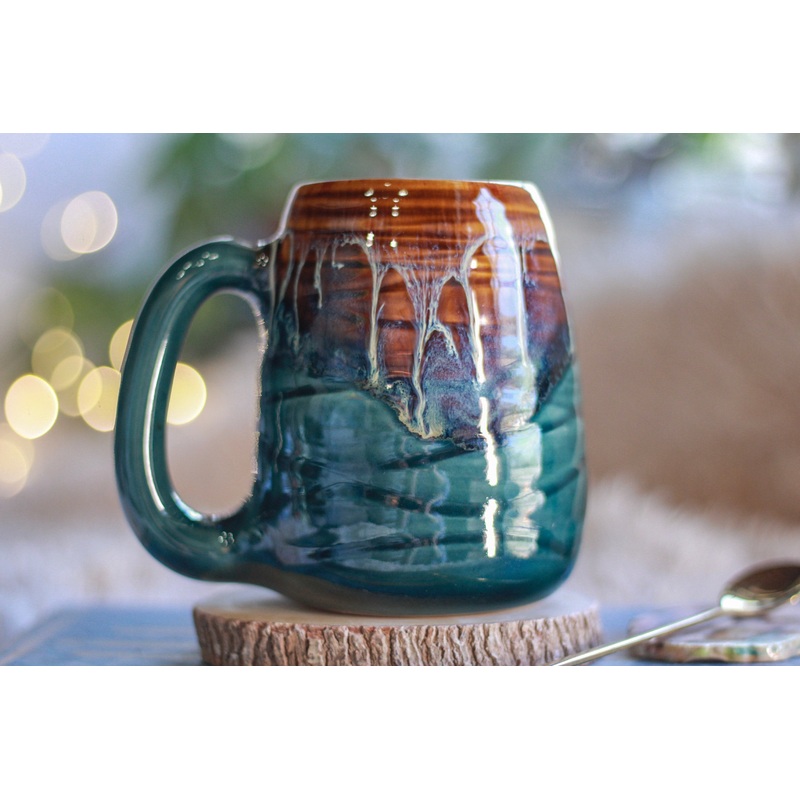 15-E New Wave Textured Mug - TOP SHELF, 19 oz.