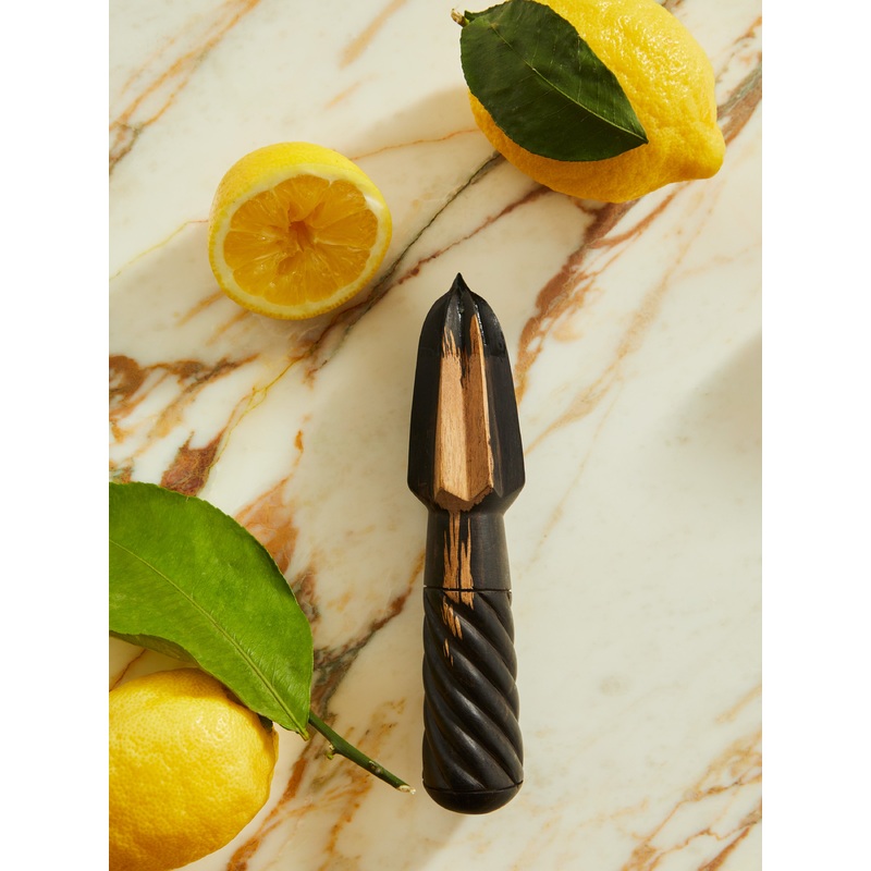 Hand-Carved Blackwood Lemon Squeezer