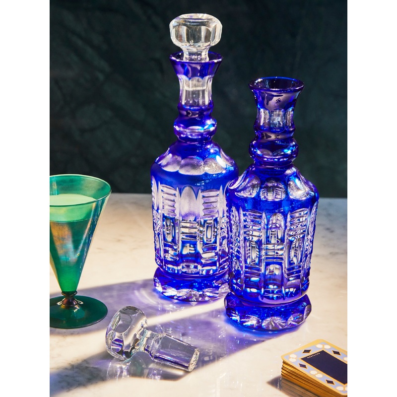 1970 Crystal Decanters (Set of 2)