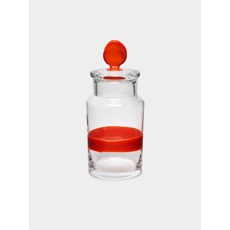 1970s Mazzega Crystal Decanter